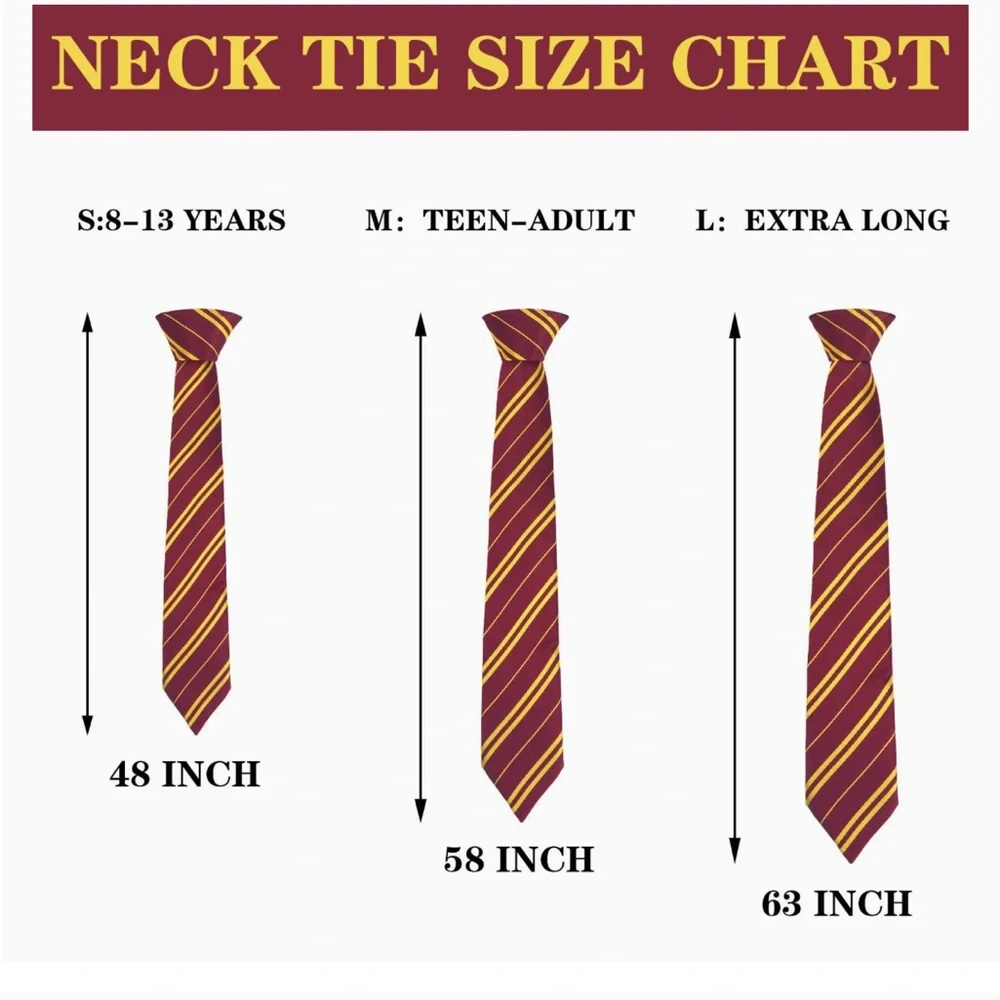 Harry Potter Gryffindor Tie Medium 58”
